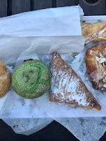 Assorted Pastries and Baguette