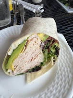 Turkey Avocado Brie and Bacon Wrap